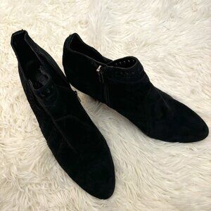 Vince Camuto Black Suede Ankle Bootie | Sz 8.5
